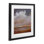 Sorbet, paysage abstrait, reproduction encadrée sous verre, design par Pamela Munger