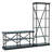 Kiven Metal 2-Piece Console Table and Bookcase Set-87382242