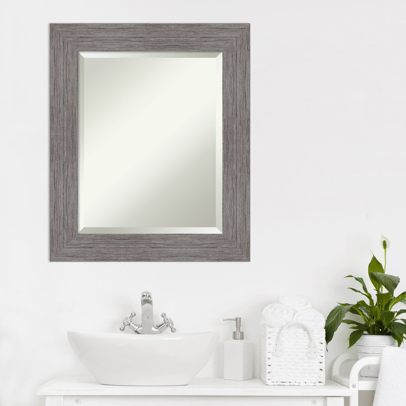 Eliakim Flat Wall Mirror, 25.38" x 21.38"