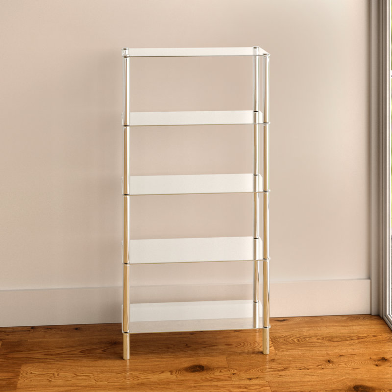Oluf 141cm H x 70cm W Steel Standard Bookcase