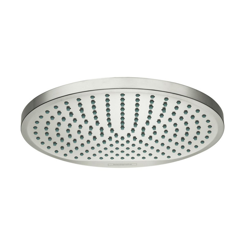 Hansgrohe Crometta Fixed Shower Head 240 1-Jet, Brushed Nickel, 2.5