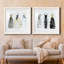Bling Night out I - ensemble de 2 peintures encadrées-460670957-460670958