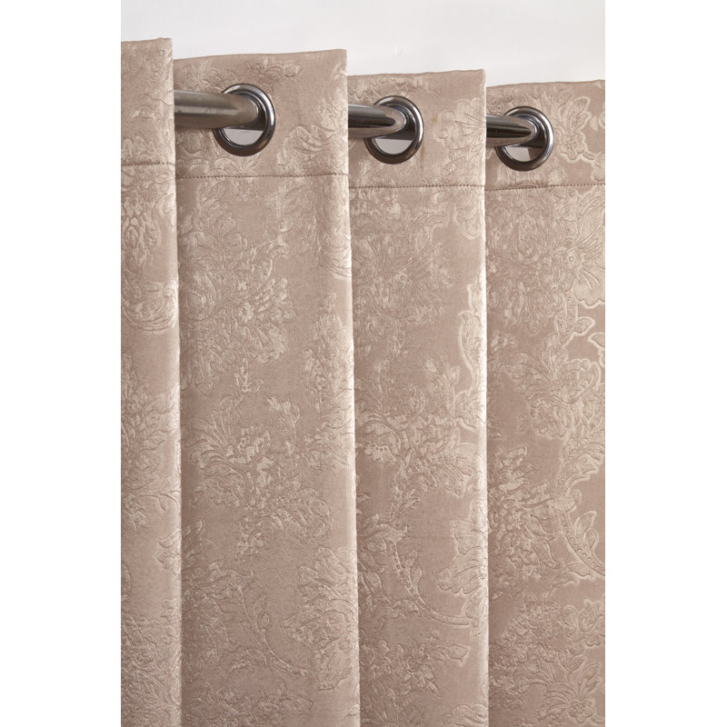 Mcintosh Sheer Curtain Pair, Taupe, 116 W x 137 D cm