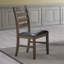 Table de salle à manger ronde et chaises d'appoint en noyer 3 pièces