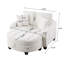 Chaise longue convertible 42,68 po avec repose-pieds avec rangement-1034633101