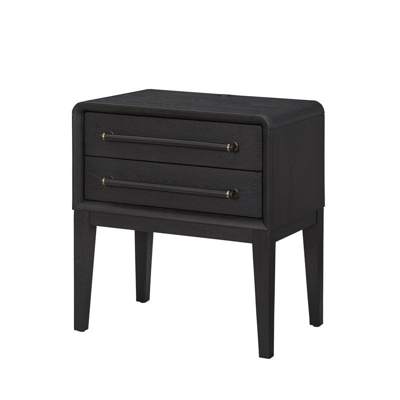 Petite table de chevet - poivre, Noir