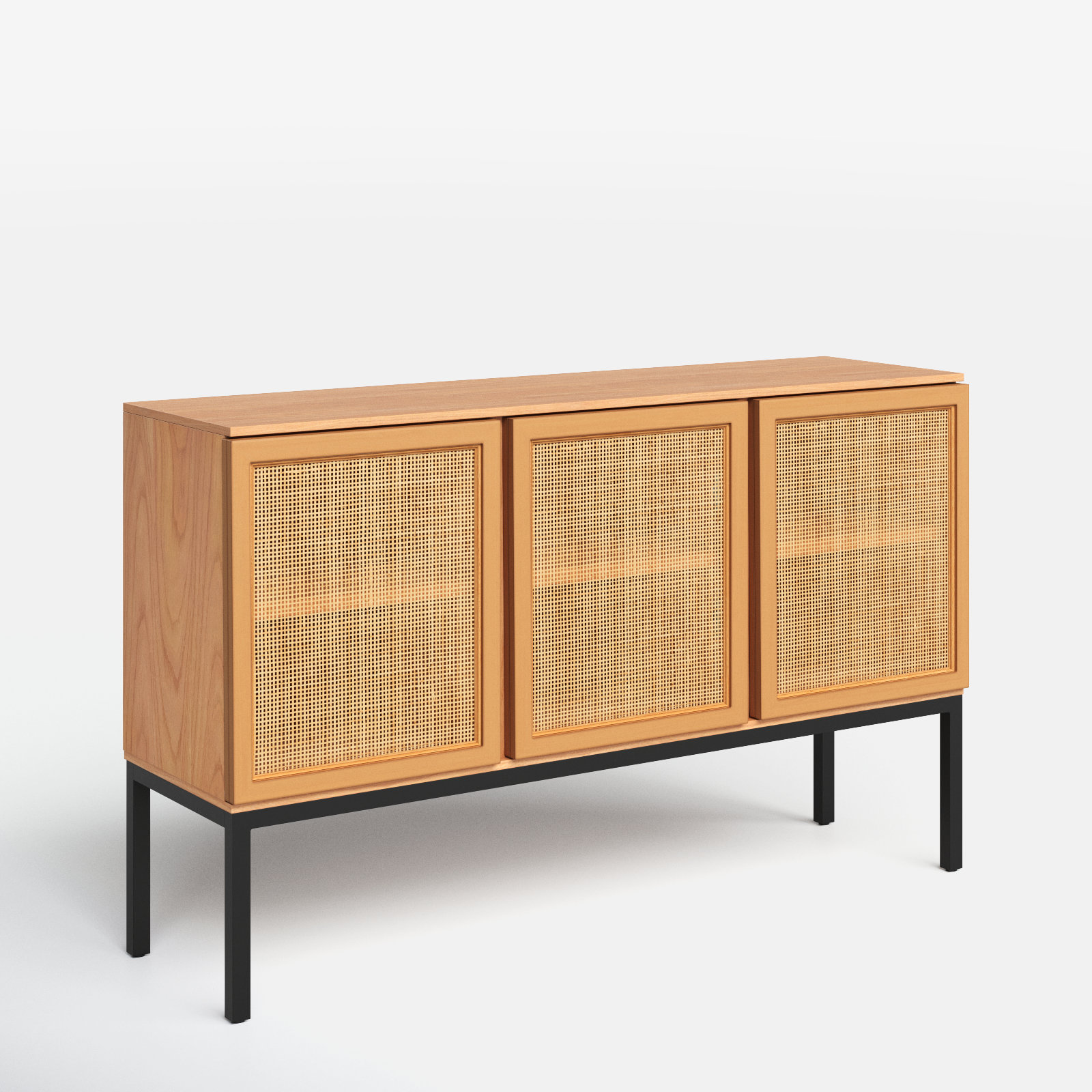Ehren 54'' Sideboard, Natural/Black