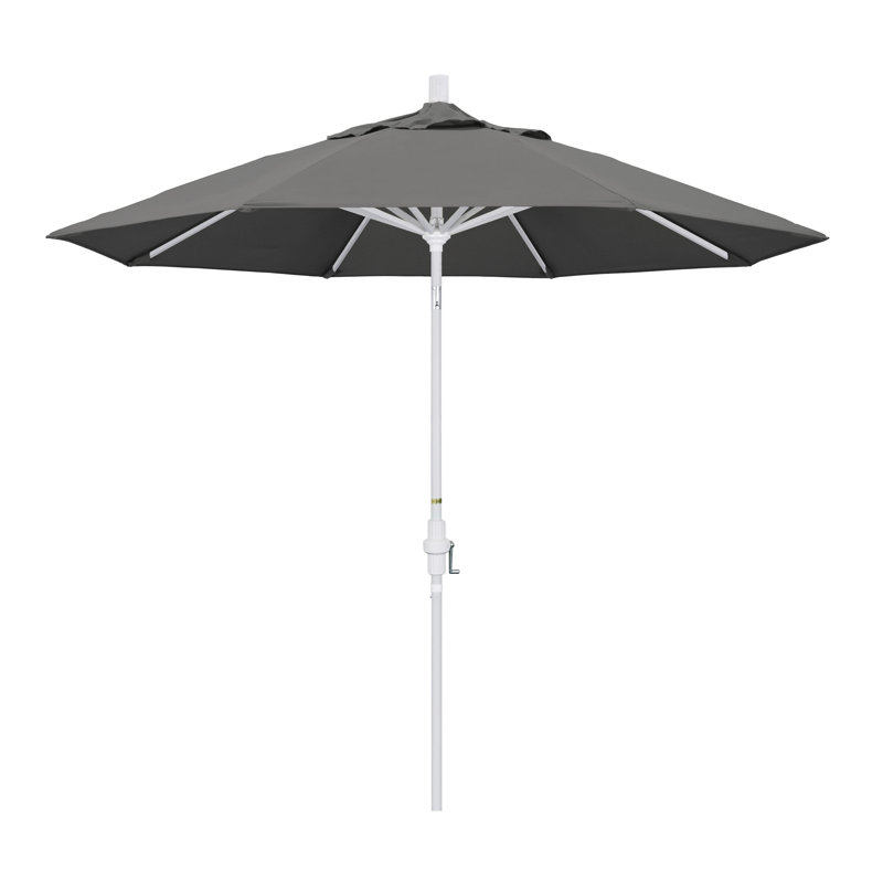 Parasol 9 'Market Sunbrella, Toile gris anthracite Sunbrella®