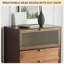 Buffet décoratif moderne en bois brun