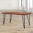 Jaymi Rectangular with Iron Base Dining Table-36930420