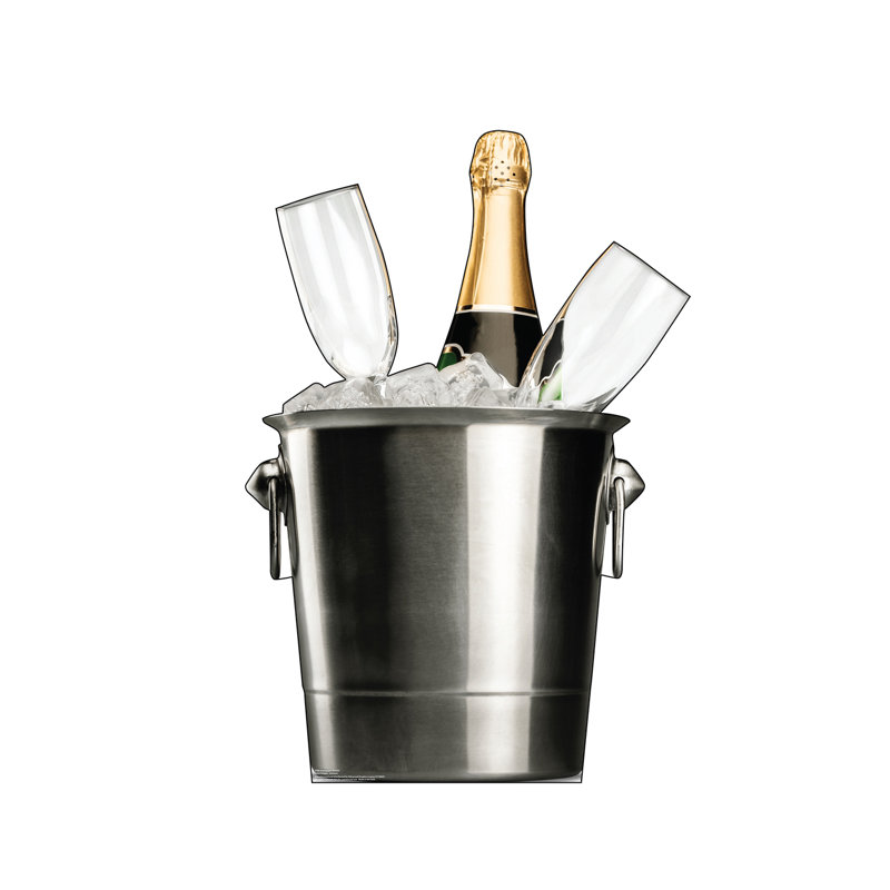 Accroche en carton à seau à champagne