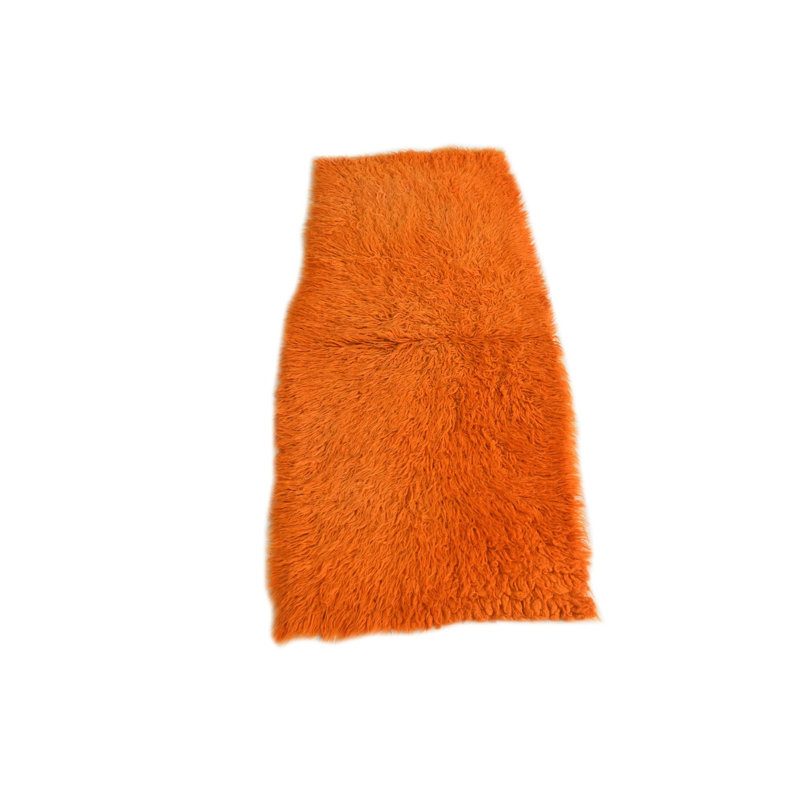 Tapis de couloir orange 5 pi 5 pi