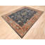 Tapis oriental bleu en laine noué à la main 8 pi 1 po x 10 pi 1 po - MOA10263546