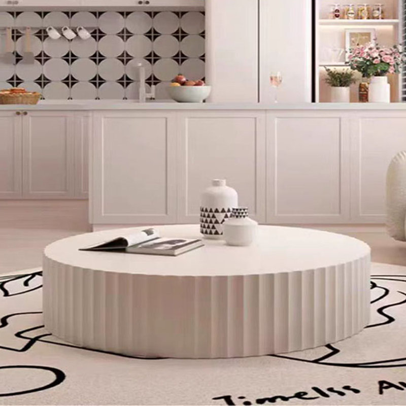 Circular gear design creative simple tea table