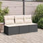 Canapé de jardin d'extérieur noir et blanc crème de style contemporain-1727258867-1727258876