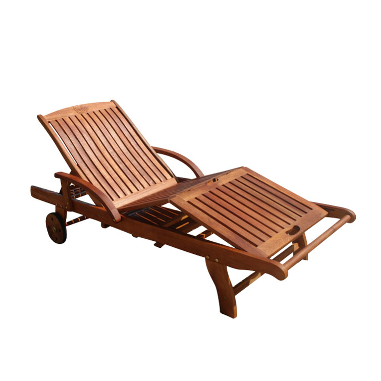Afrin 195cm Long Reclining Eucalyptus Single Chaise