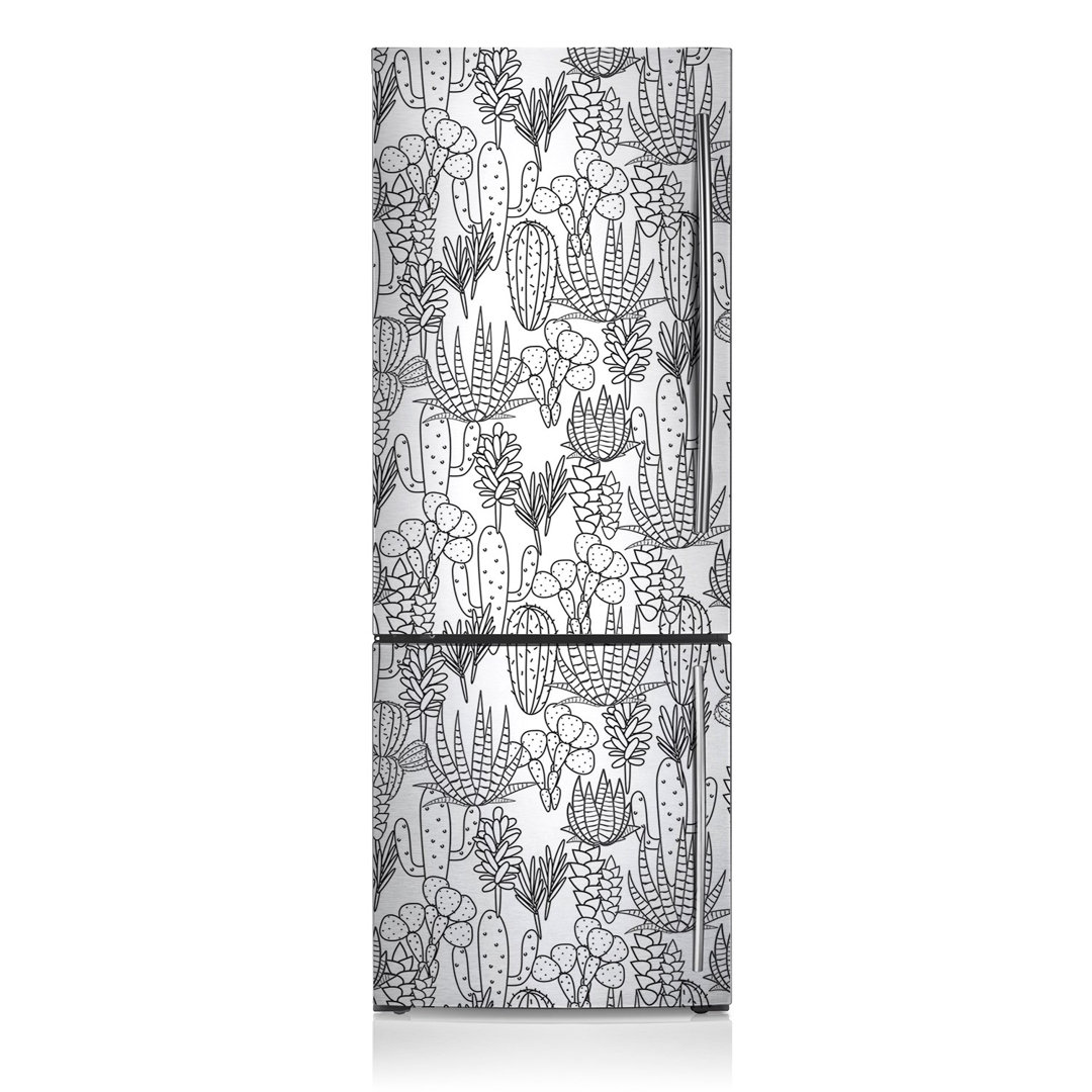 Türaufkleber Cacti Fridge