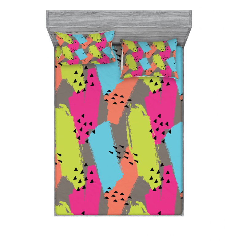 Microfiber Sheet Set, Full/Double Sheet Set with Fitted Sheet