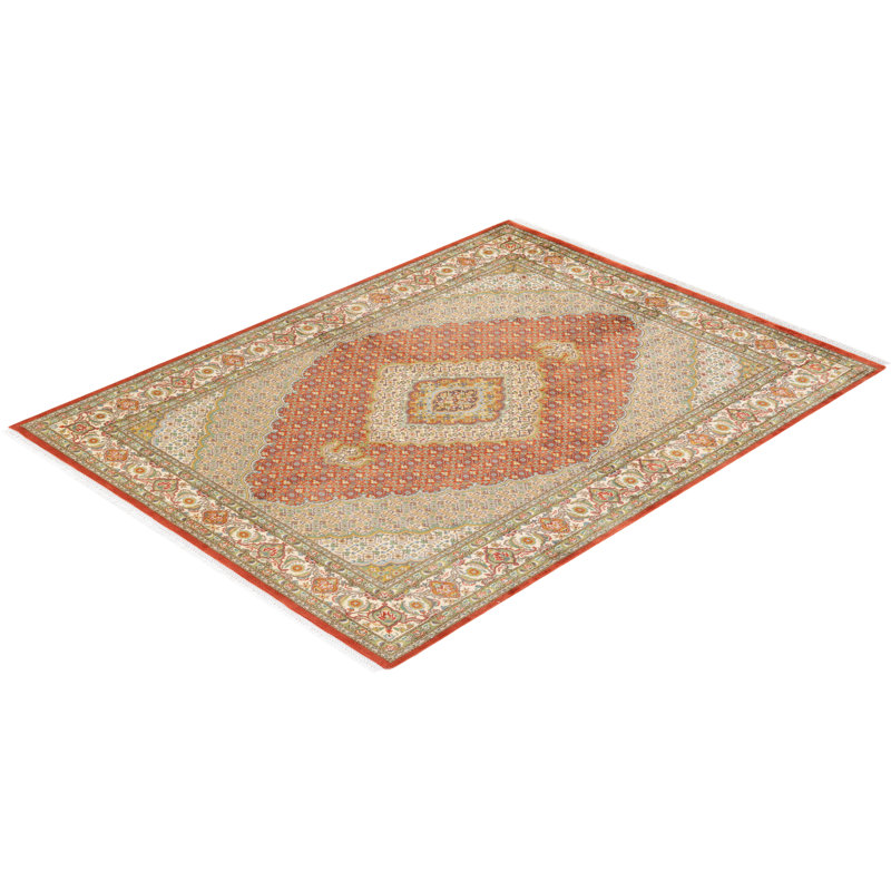 Classic One-of-a-Kind 5' 8" X 8' 0" Hand Knotted Area Rug