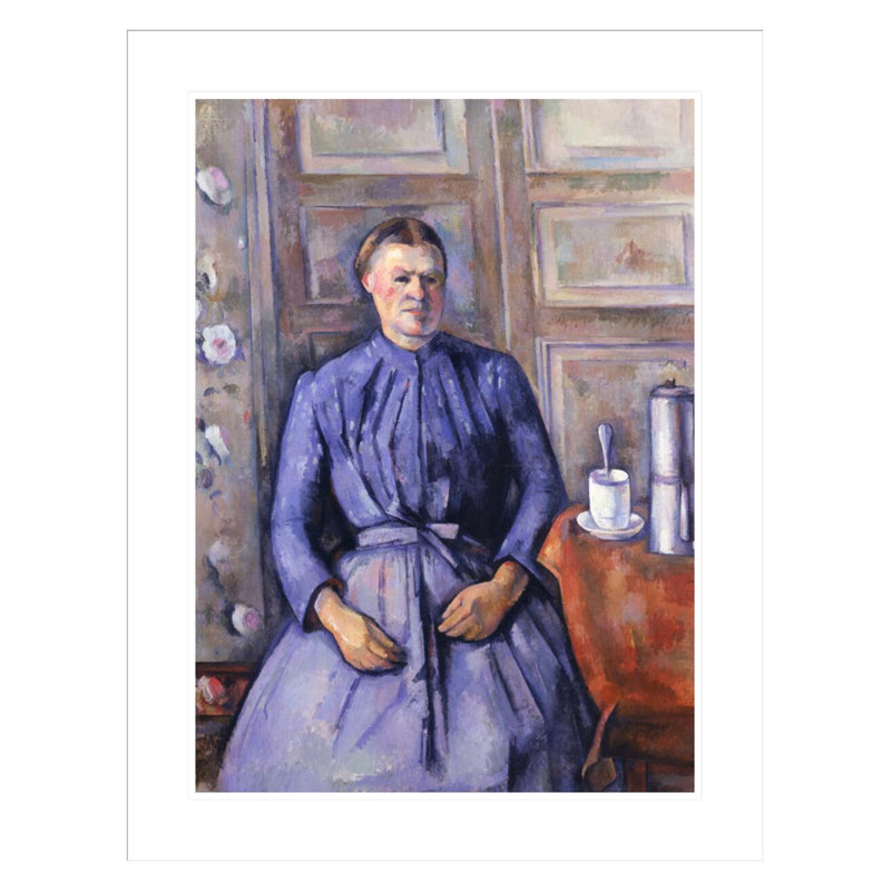with a Coffee Pot by Paul Cézanne -Framed Giclee Print, 29.5" H x 23.05" W