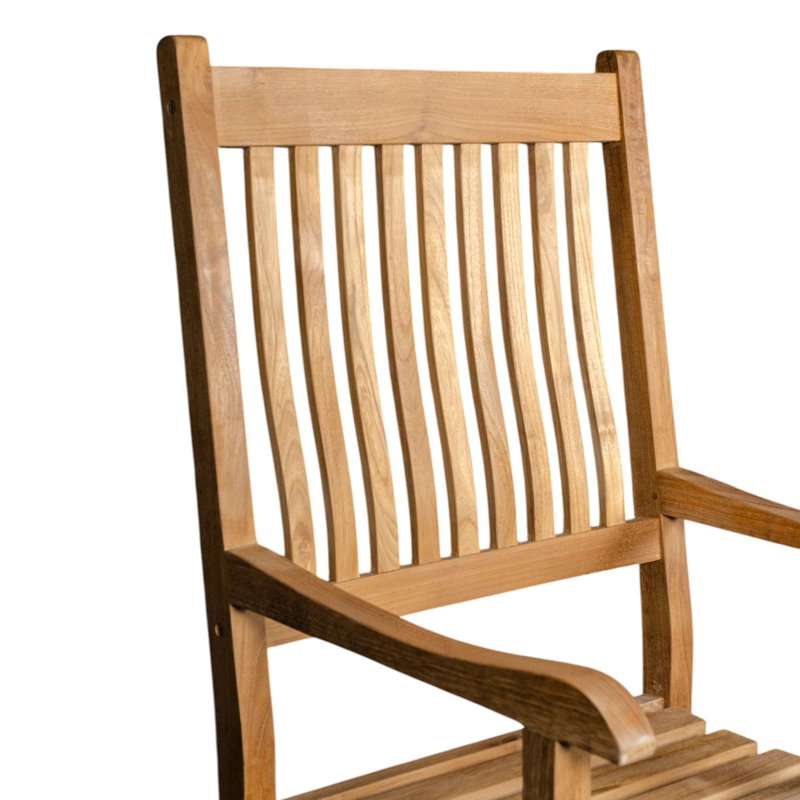  Chaise berçante en teck Grayton Grade-A