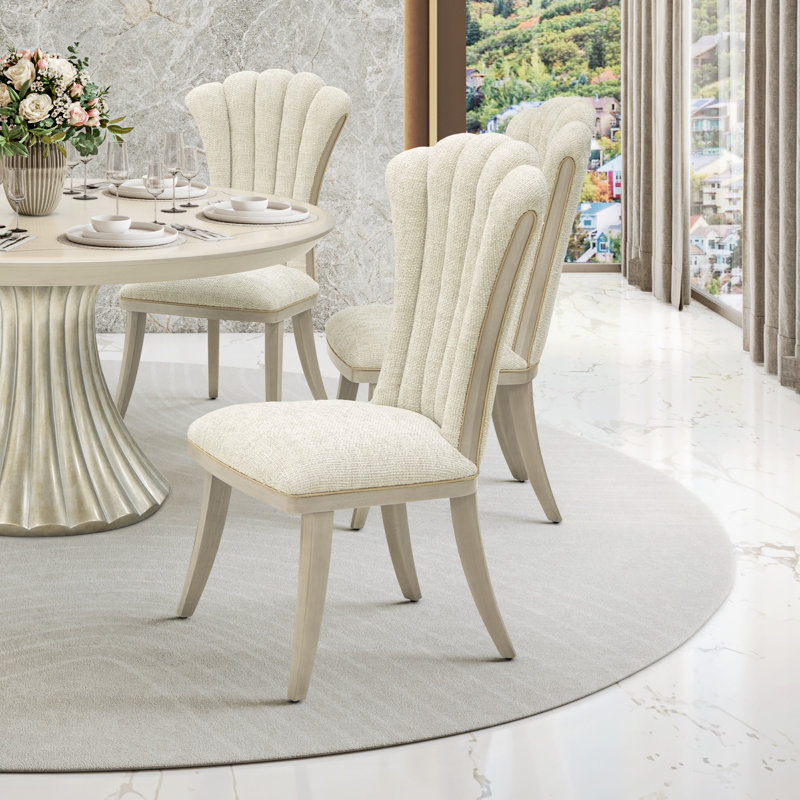Fantosini Dining Side Chair - Silver Mist, Gray, Gray