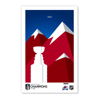 «Minimalist 2021 NHL Stanley Cup», reproduction d'art non encadrée