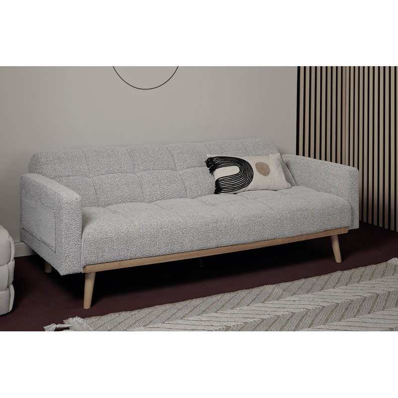 Shiflet 3 Seater Reclining Sleeper, Salt Pepper