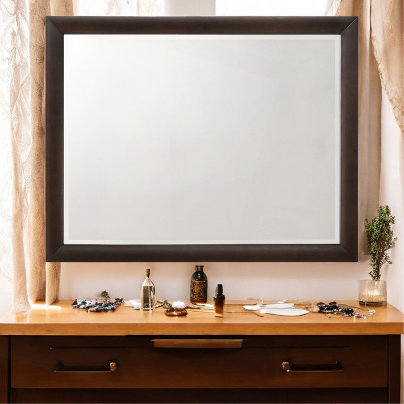 Miroir de commode foncé foncé