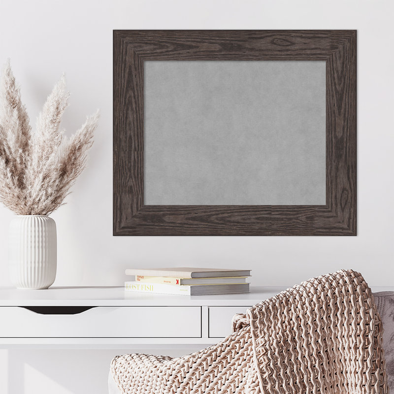 Tableau mémo magnétique en métal, H 22 po x l 26 po