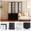 Paravent 4 panneaux de style japonais, noir-173903709-173903710