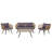 Munire 4 Seater Rattan Conversation Set