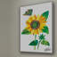 Butterfly and Sunflower - Painting on Canvas-744767652