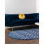 Tapis bleu marine / argent Glam-56547680