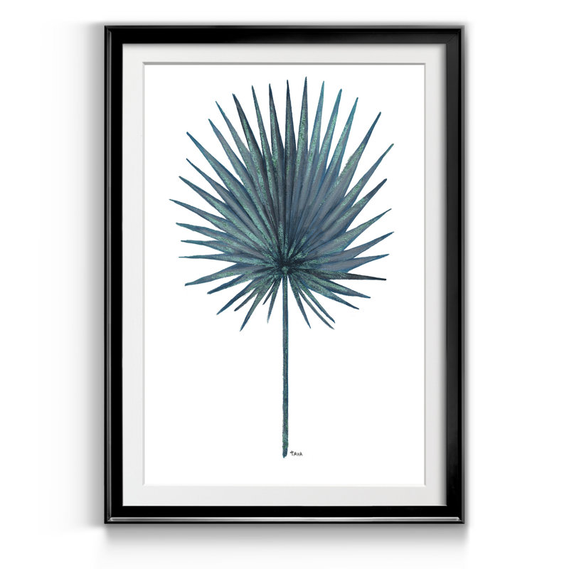 «Blue Oasis II», reproduction d'art sur papier encadré, H 18,5 po x l 24,5 po x P 1,5 po, Noir