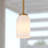 Mini luminaire suspendu en laiton doré Shelby