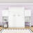 Queen Murphy Bed with Desk and Cabinets-559281905