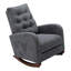 Fauteuil berçant à haut dossier Chrisann-651613246