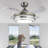 Autry 3 - Blade LED Flush Mount Ceiling Fan with Light Kit Included-1913221761
