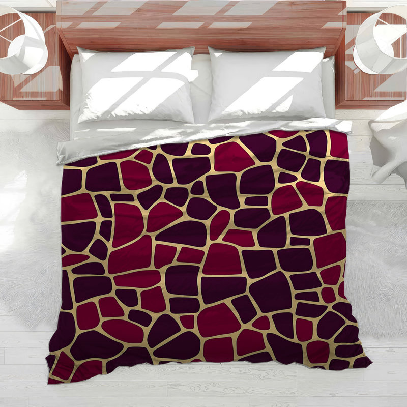Giraffe Print Bedding Animal Comforter Transitional, Twin Comforter