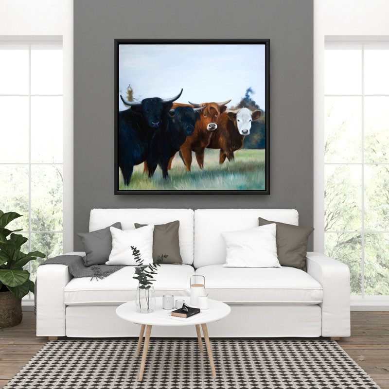 " Four Highland Cows "
