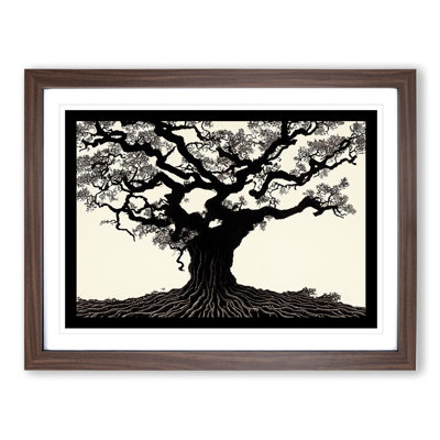 Cosmopolitan Oak Tree - Framed Print