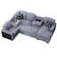 Canapé modulaire convertible 4 pièces Willis-1921406025