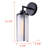 1 Light Outdoor Lantern, Black Finish