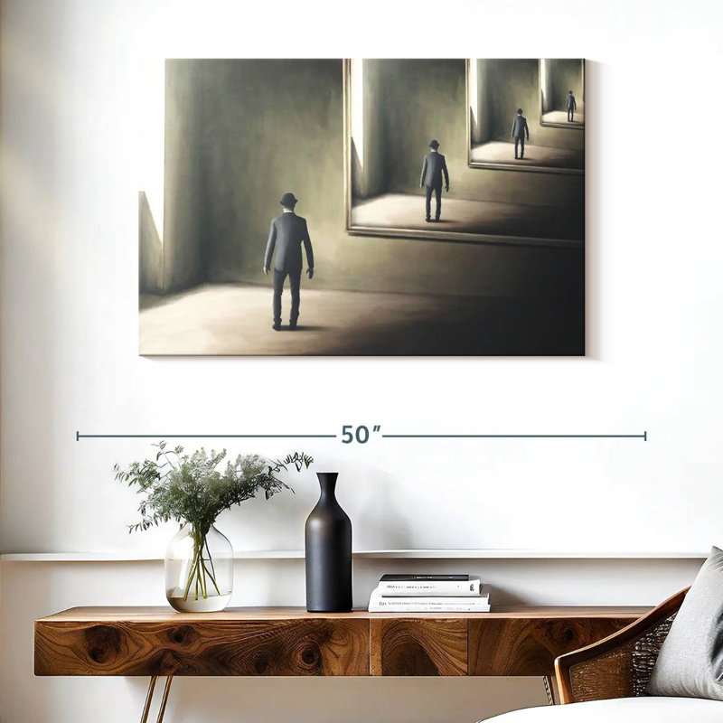 Kelan Infinite Man, 26" H x 39" W