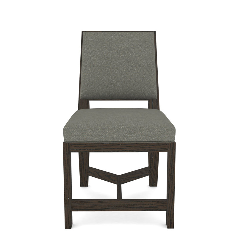 Thom Filicia Home Upholstered Back Side Chair, Havana, Nomad Slate Crypton® Chenille