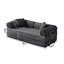 Canapé à compression de 78,8 po, canapé-lit convertible au sol avec accoudoirs avec dossier coussiné, canapé-lit à futon confortable, canapé modulaire désossé Loveseat, tissu en velours côtelé, pour le salon, la chambre à coucher-652543018