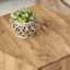 Table basse hexagonale avec tiroirs