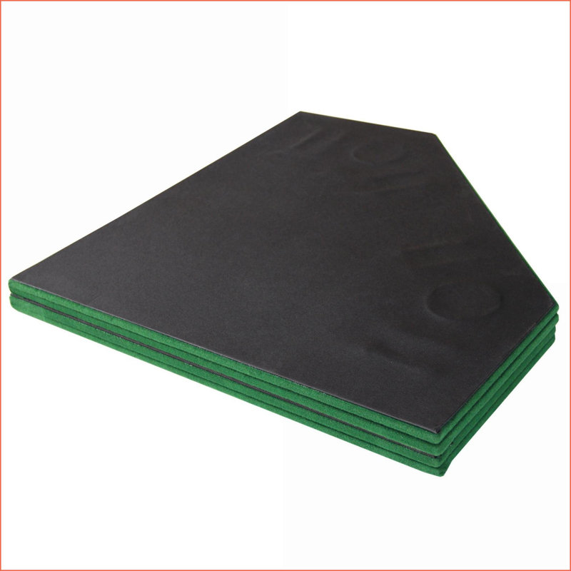 Table de poker pliante 48 po octogone 8 joueurs avec porte-gobelets | Vert | Classique