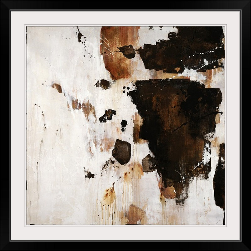 'carbone Par Sydney Edmunds Impression De Peinture, 16" H x 16" L x 1.5" D, Toile tendue